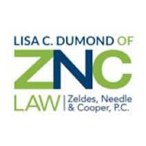 Lisa C. Dumond of ZNC Law | Zeldes Needle and Cooper, P.C. law firm logo