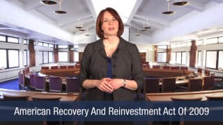 Video American Recovery And Reinvestment Act Of 2009