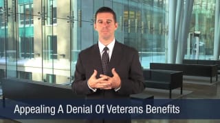 Video Appealing A Denial Of Veterans Benefits