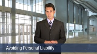 Video Avoiding Personal Liabiity