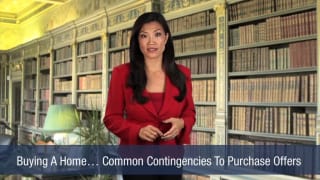 Video Buying A Home. Common Contingencies To Purchase Offers