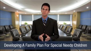 Video Developing A Family Plan For Special Needs Children