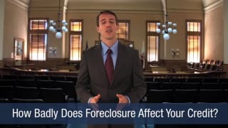 Video How Badly Does Foreclosure Affect Your Credit