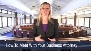 Video How To Meet With Your Business Attorney