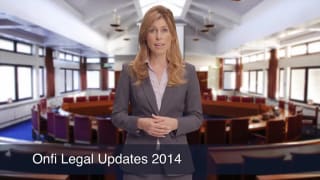 Video Onfi Legal Updates 2014