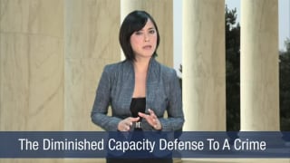 Video The Diminished Capacity Defense To A Crime