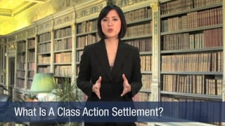Video What Is A Class Action Settlement